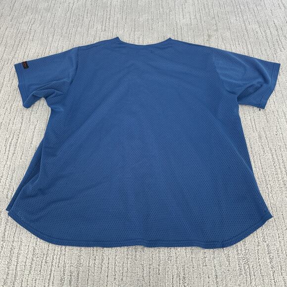 Dodgers T Shirt/Warm Up jersey Levy Restaurants The Ericson Group Button Up 2XL - Picture 10 of 10